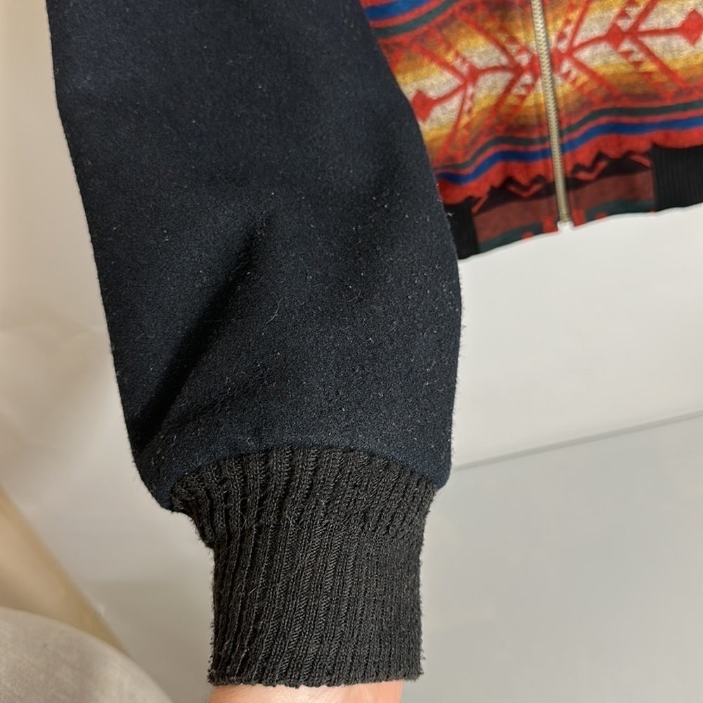 Pendleton M Western Coat Mens Coyote Canyon Big Horn Black DK579 - Picture 7 of 14